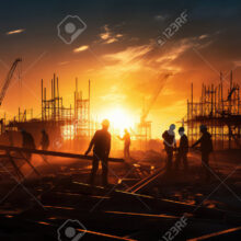 211444908-silhouette-construction-site-at-sunset-embodies-progress-and-promise-witness-the-cityscape-in